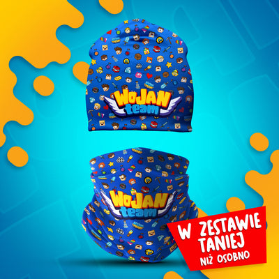 ZESTAW CZAPKA + KOMIN *PREMIUM* - WOJAN TEAM