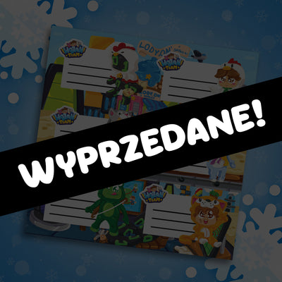 NAKLEJKI SZKOLNE 2024 - WOJANOWICE NA KSIĘŻYCU - AŻ 6 SZTUK!