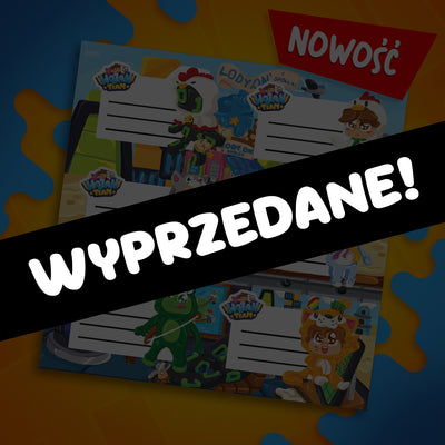 NAKLEJKI SZKOLNE 2024 - WOJANOWICE - AŻ 6 SZTUK!