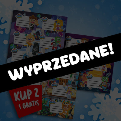 *PROMOCJA* ZESTAW NAKLEJEK SZKOLNYCH 2024 - 1 ZESTAW GRATIS - AŻ 18 SZTUK!