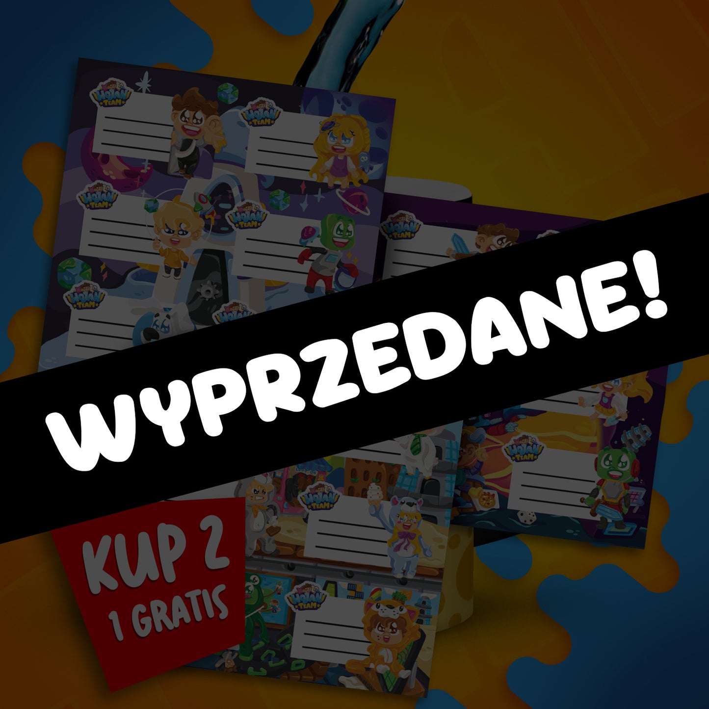 *PROMOCJA* ZESTAW NAKLEJEK SZKOLNYCH 2024 - 1 ZESTAW GRATIS - AŻ 18 SZTUK!