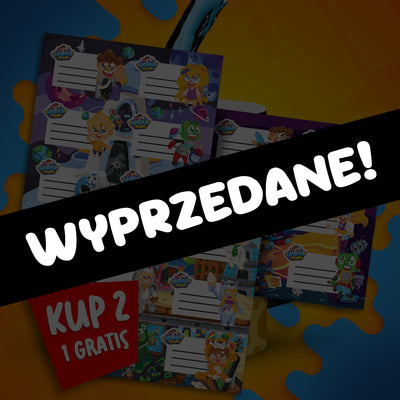 *PROMOCJA* ZESTAW NAKLEJEK SZKOLNYCH 2024 - 1 ZESTAW GRATIS - AŻ 18 SZTUK!