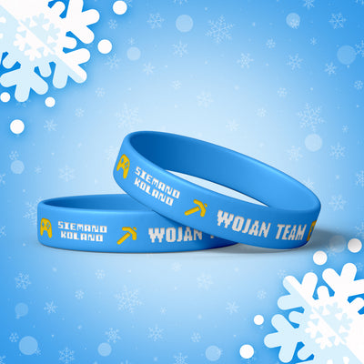 MAGICZNA OPASKA *ŚWIECĄCA* WOJAN TEAM - NIEBIESKA