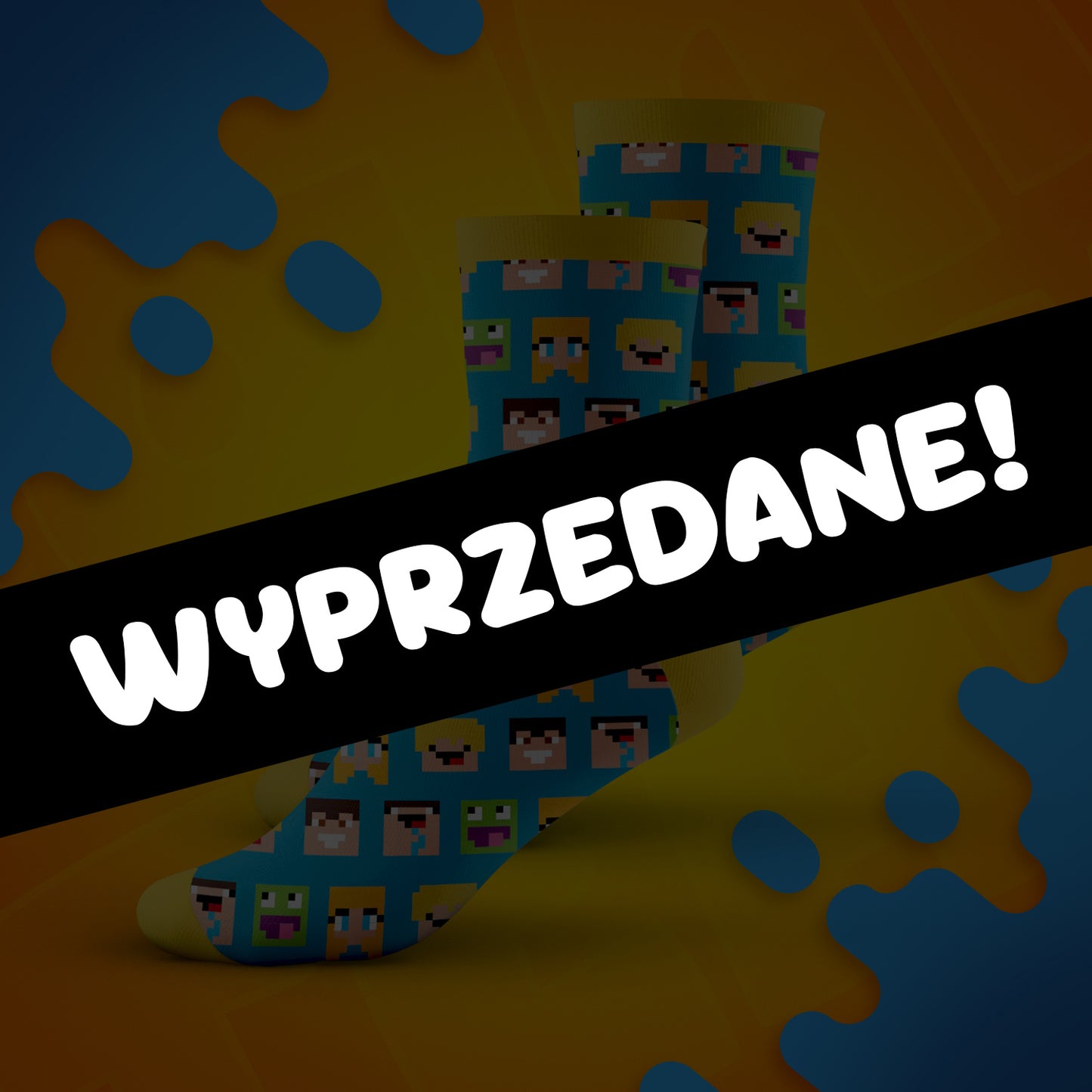 SKARPETKI *PREMIUM* WOJANOWICE - NIEBIESKIE