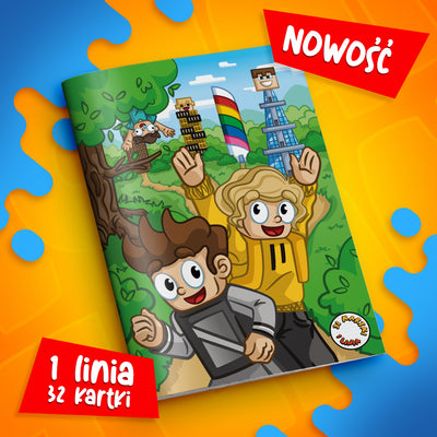 ZESZYT W SZEROKĄ LINIE A5 - 32 KARTKI - LEŚNE WOJANOWICE - 2025