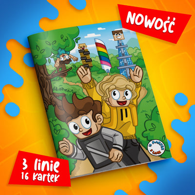 ZESZYT W 3 LINIE A5 - 16 KARTEK - LEŚNE WOJANOWICE - 2025