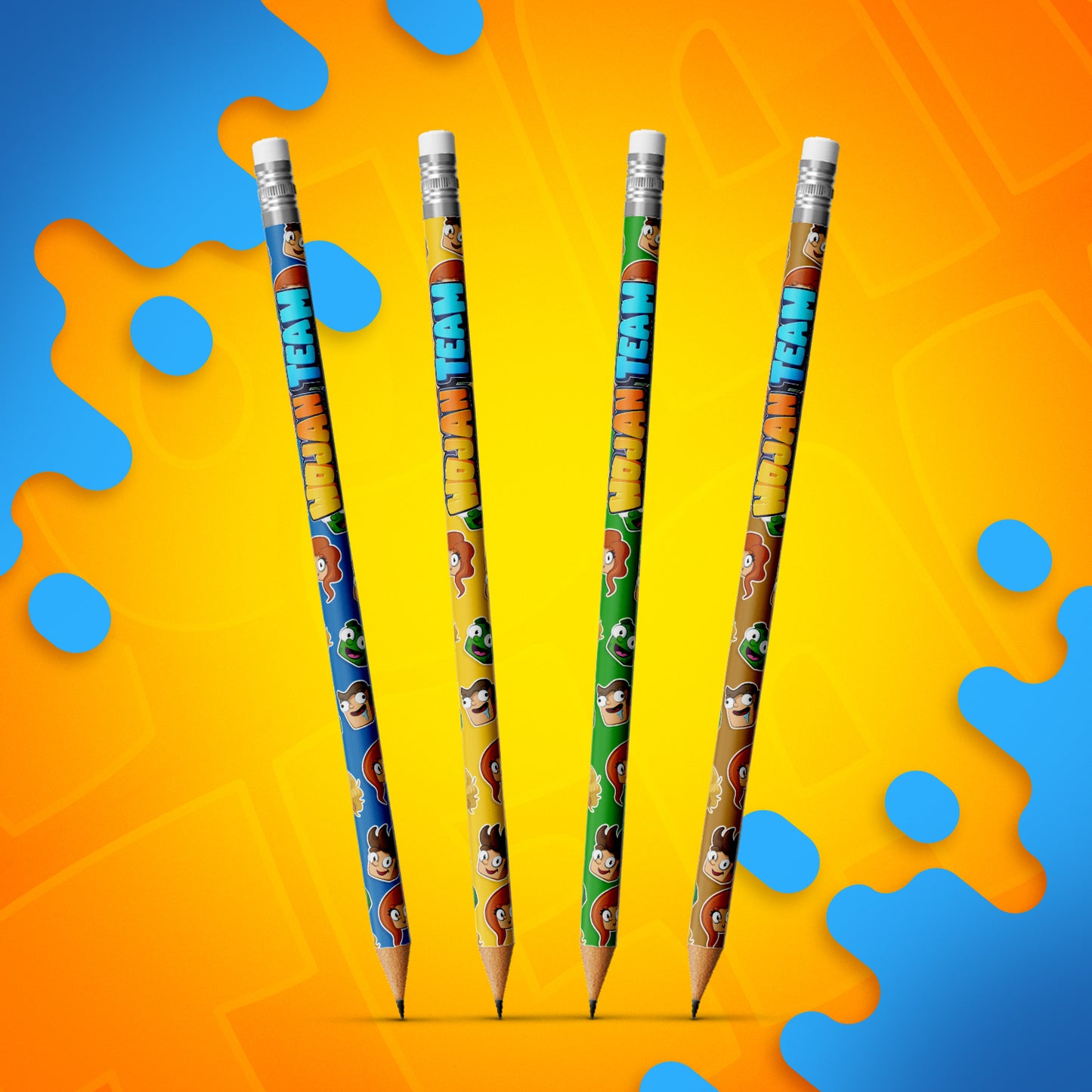 OŁÓWKI GRAFITOWE WOJAN TEAM *3+1 GRATIS* 2025