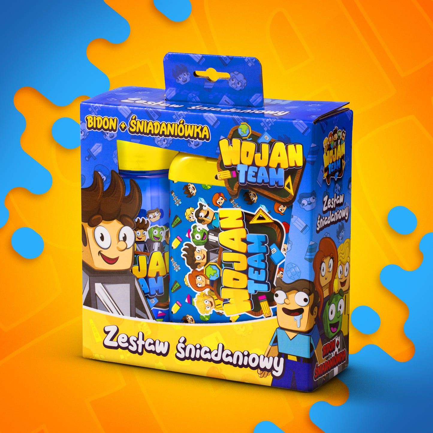 ZESTAW ŚNIADANIOWY WOJAN TEAM - ŚNIADANIÓWKA + BIDON 2025