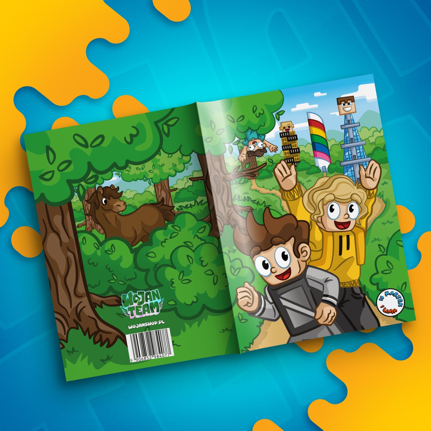 ZESZYT W SZEROKĄ LINIE A5 - 16 KARTEK - LEŚNE WOJANOWICE - 2025