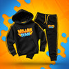 ZESTAW BLUZA + SPODNIE *PREMIUM* Z PASKAMI WOJAN TEAM - CZARNY