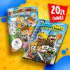 ZESTAW KOMIKS + KOLOROWANKA Z ŁAMIGŁÓWKAMI *MEGA PROMOCJA*
