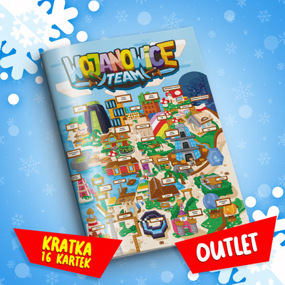 ZESZYT W KRATKĘ A5 - 16 KARTEK - MAPA WOJANOWICE - 2024