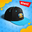 CZAPKA Z DASZKIEM SNAPBACK - PTYŚ - NIEBIESKA