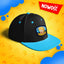 CZAPKA Z DASZKIEM SNAPBACK - PTYŚ - NIEBIESKA