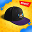 CZAPKA Z DASZKIEM SNAPBACK - WOJAN - FIOLETOWA