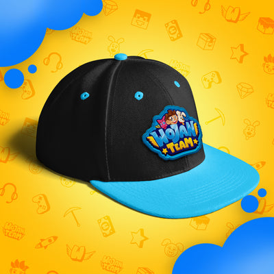 CZAPKA Z DASZKIEM SNAPBACK - WOJAN TEAM LOGO - NIEBIESKA