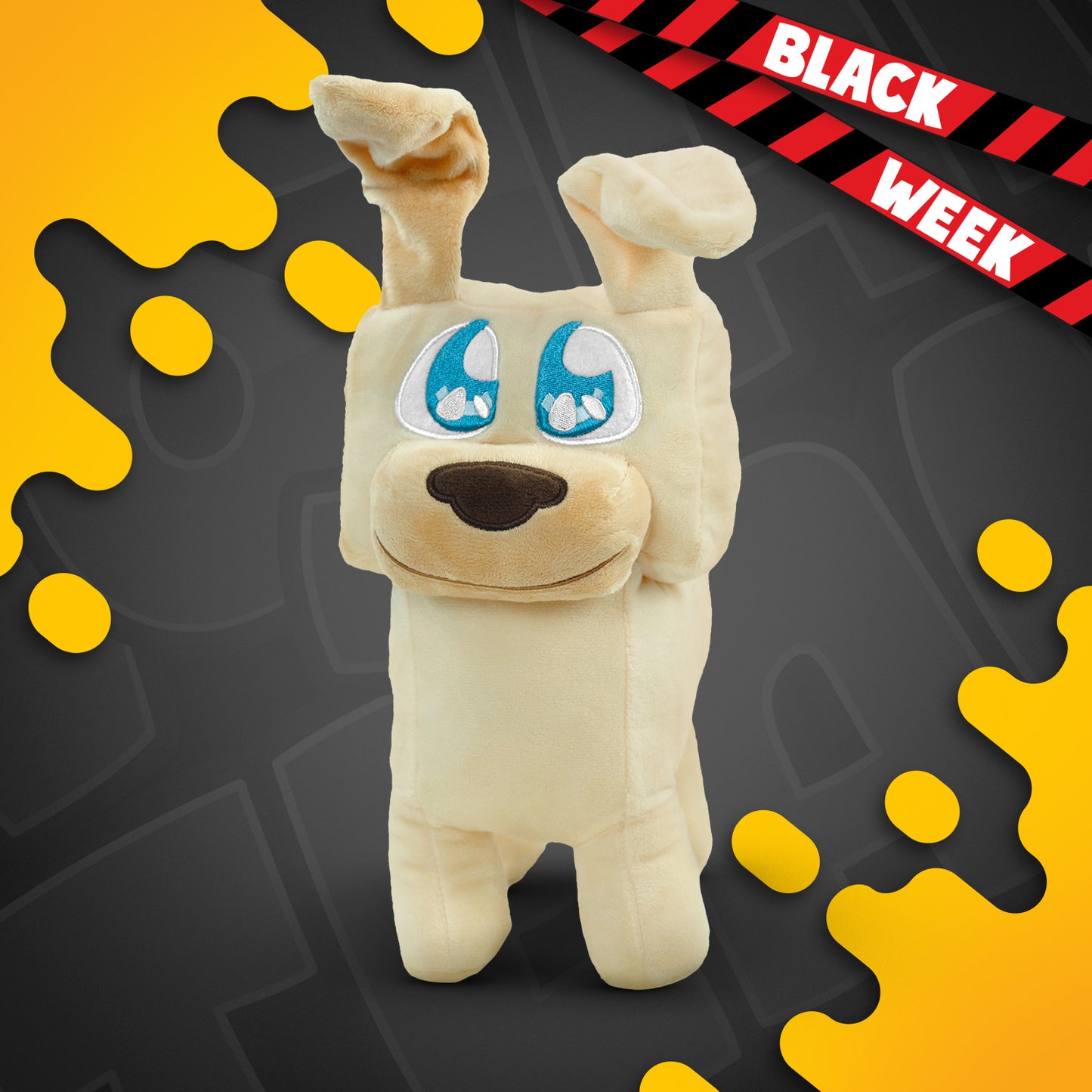 MASKOTKA *PREMIUM* PIESEK PIMPEK - 28 CM