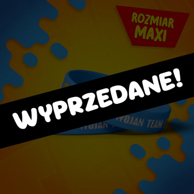 *MAXI* MAGICZNA OPASKA *ŚWIECĄCA* WOJAN TEAM - NIEBIESKA