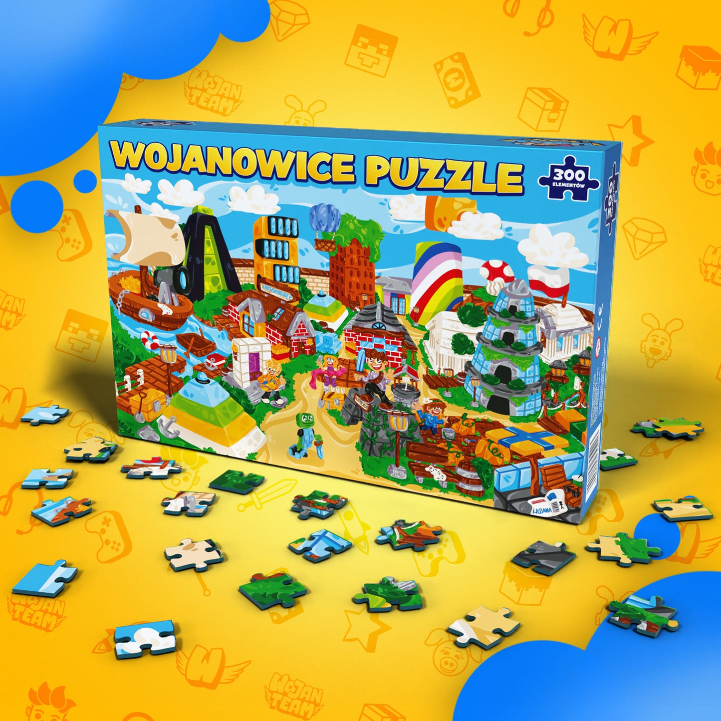 PUZZLE MIASTO WOJANOWICE - 300 ELEMENTÓW