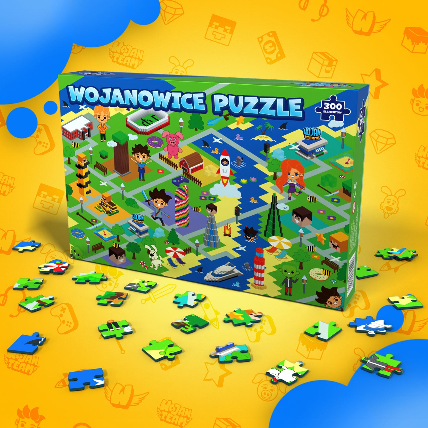 PUZZLE ŚWIAT WOJANOWIC - 300 ELEMENTÓW