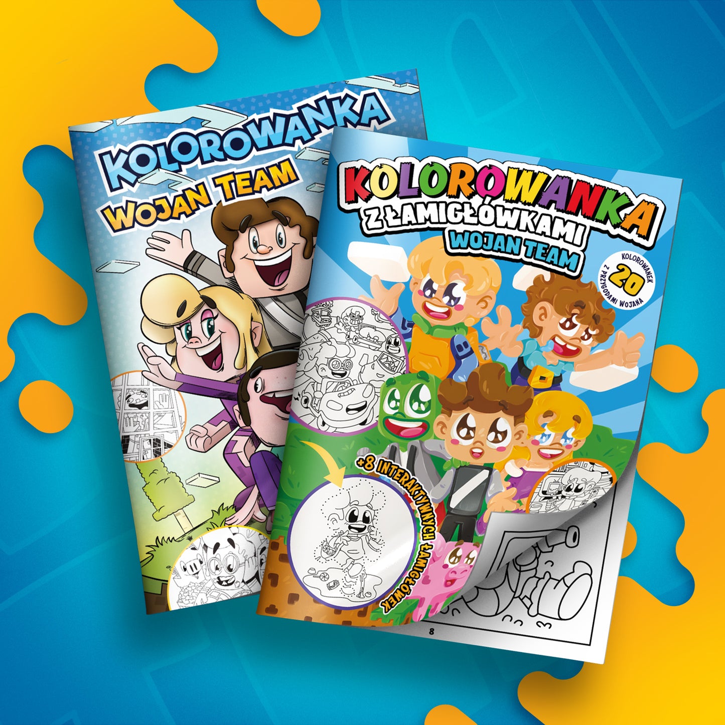 ZESTAW KOLOROWANEK WOJAN TEAM *MEGA PROMOCJA*