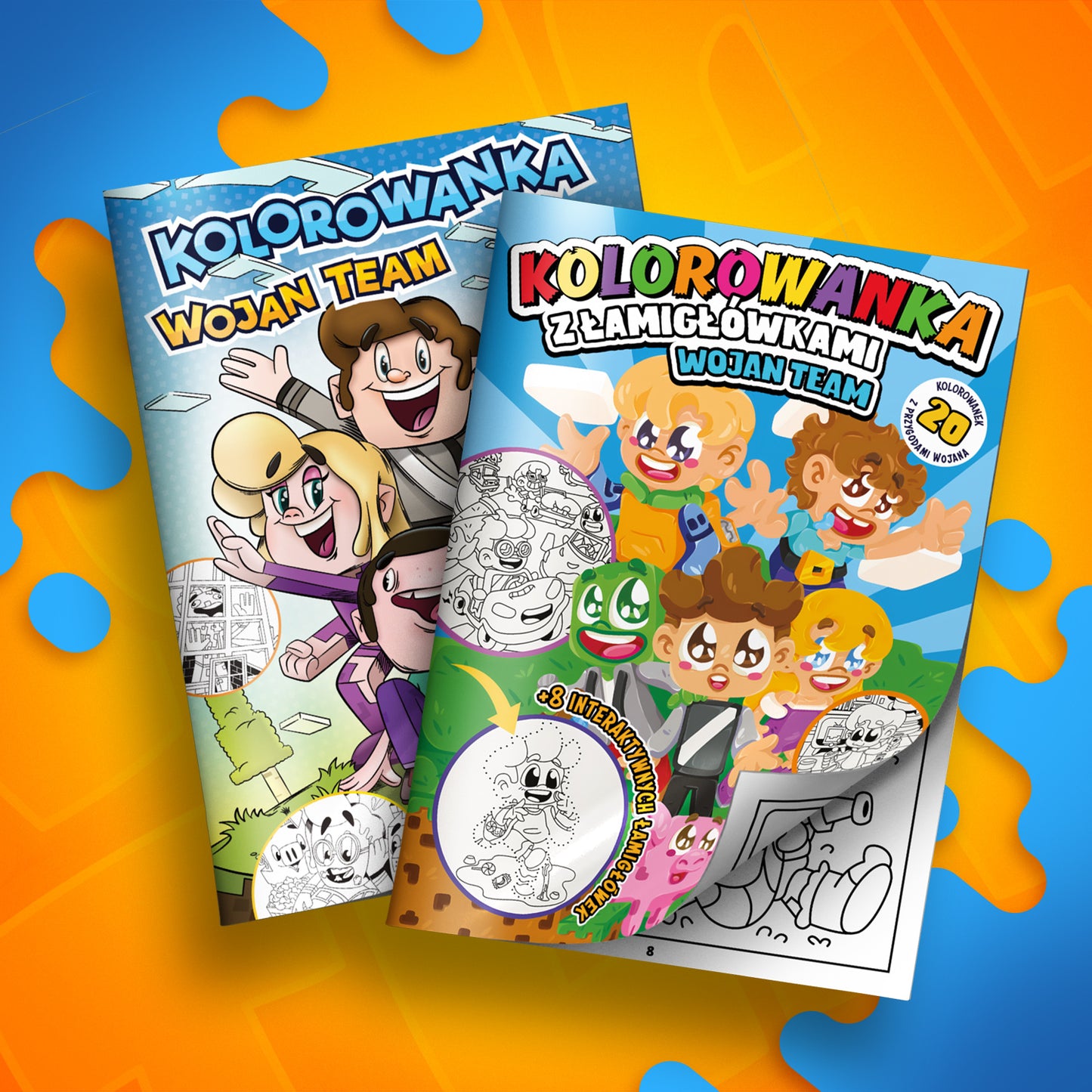 ZESTAW KOLOROWANEK WOJAN TEAM *MEGA PROMOCJA*