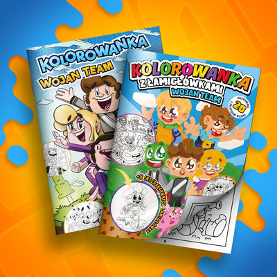 ZESTAW KOLOROWANEK WOJAN TEAM *MEGA PROMOCJA*