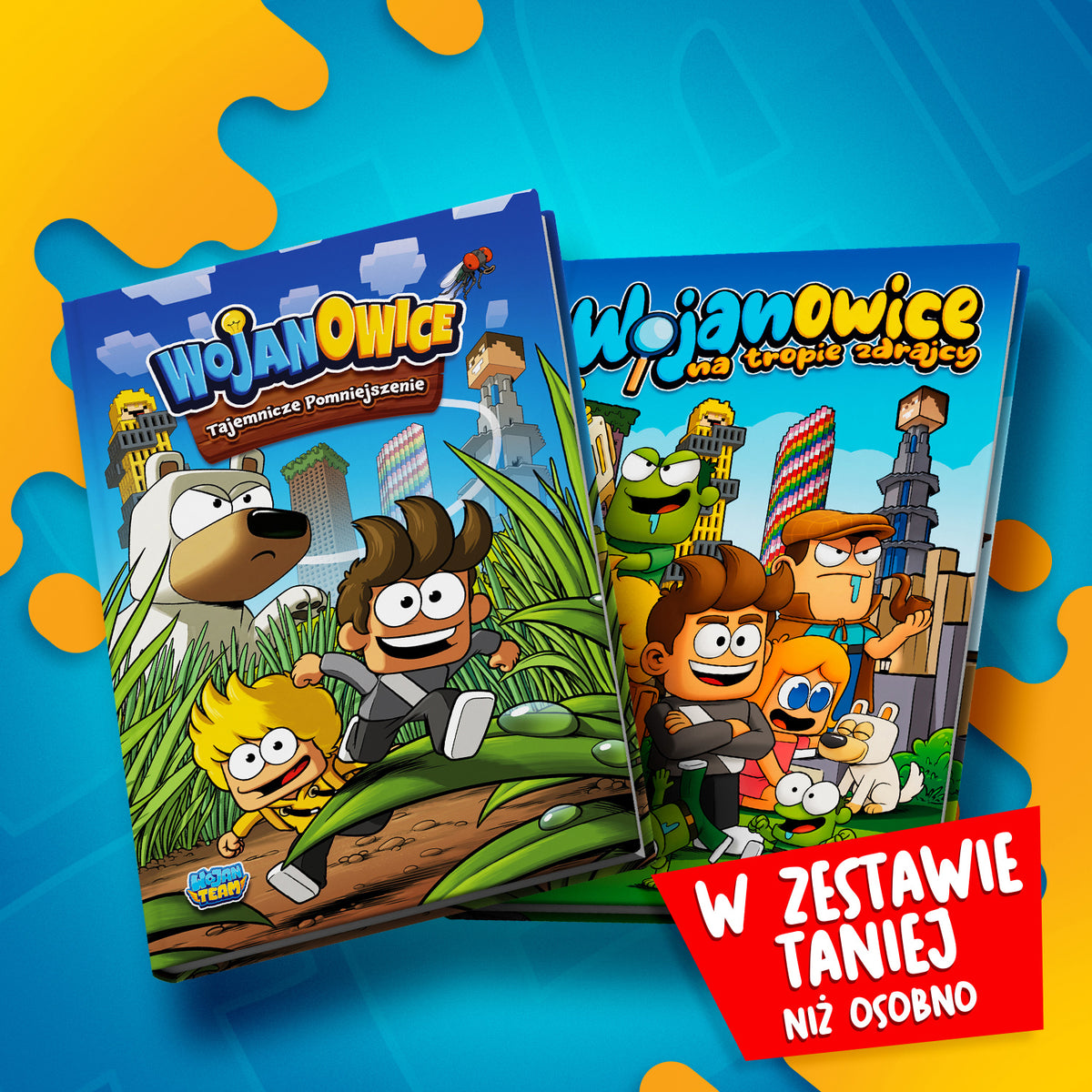 ZESTAW KOMIKSÓW WOJANOWICE - NA TROPIE ZDRAJCY + TAJEMNICZE POMNIEJSZENIE