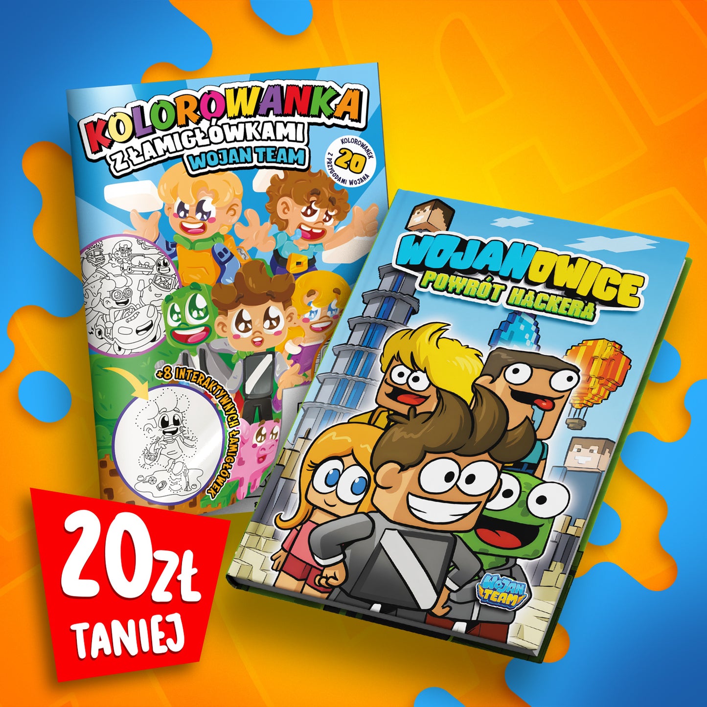 ZESTAW KOMIKS + KOLOROWANKA Z ŁAMIGŁÓWKAMI *MEGA PROMOCJA*