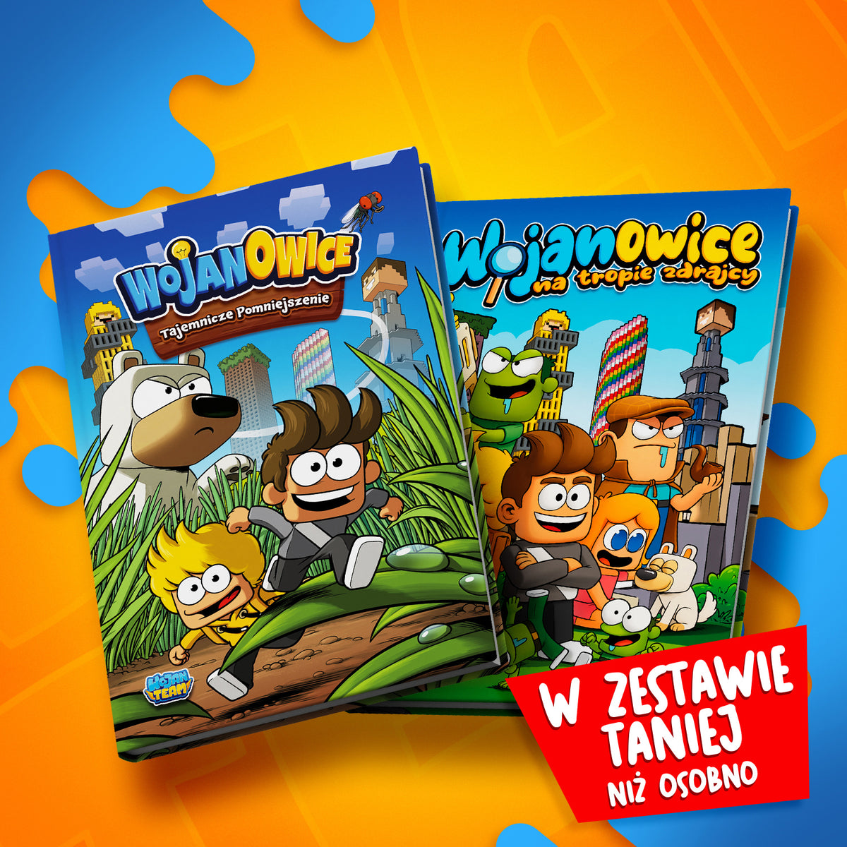 ZESTAW KOMIKSÓW WOJANOWICE - NA TROPIE ZDRAJCY + TAJEMNICZE POMNIEJSZENIE