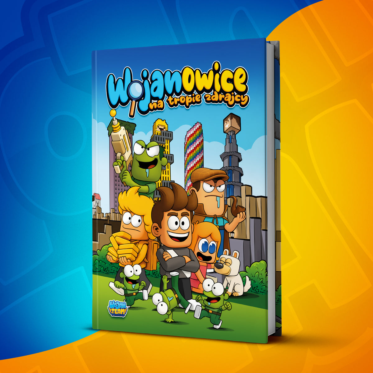 Komiks „Wojanowice: Na Tropie Zdrajcy” z bohaterami Wojan Team na okładce