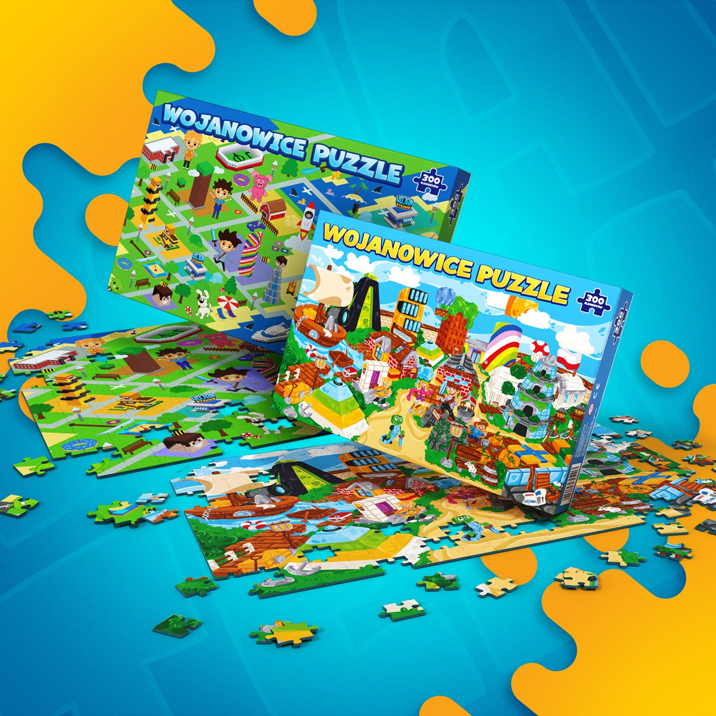 ZESTAW PUZZLI FANA WOJANA *PROMOCJA*