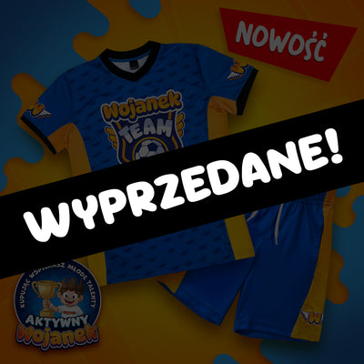 ZESTAW PIŁKARSKI WOJANEK TEAM - KOSZULKA + SPODENKI