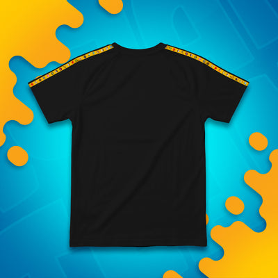 KOSZULKA *PREMIUM* Z PASKAMI WOJAN TEAM – CZARNA