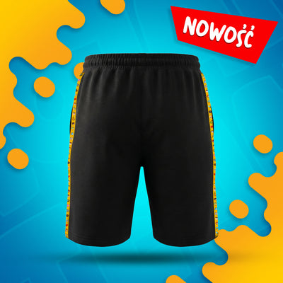 SPODENKI *PREMIUM* Z PASKAMI WOJAN TEAM – CZARNE