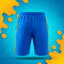 SPODENKI *PREMIUM* Z PASKAMI WOJAN TEAM – NIEBIESKIE
