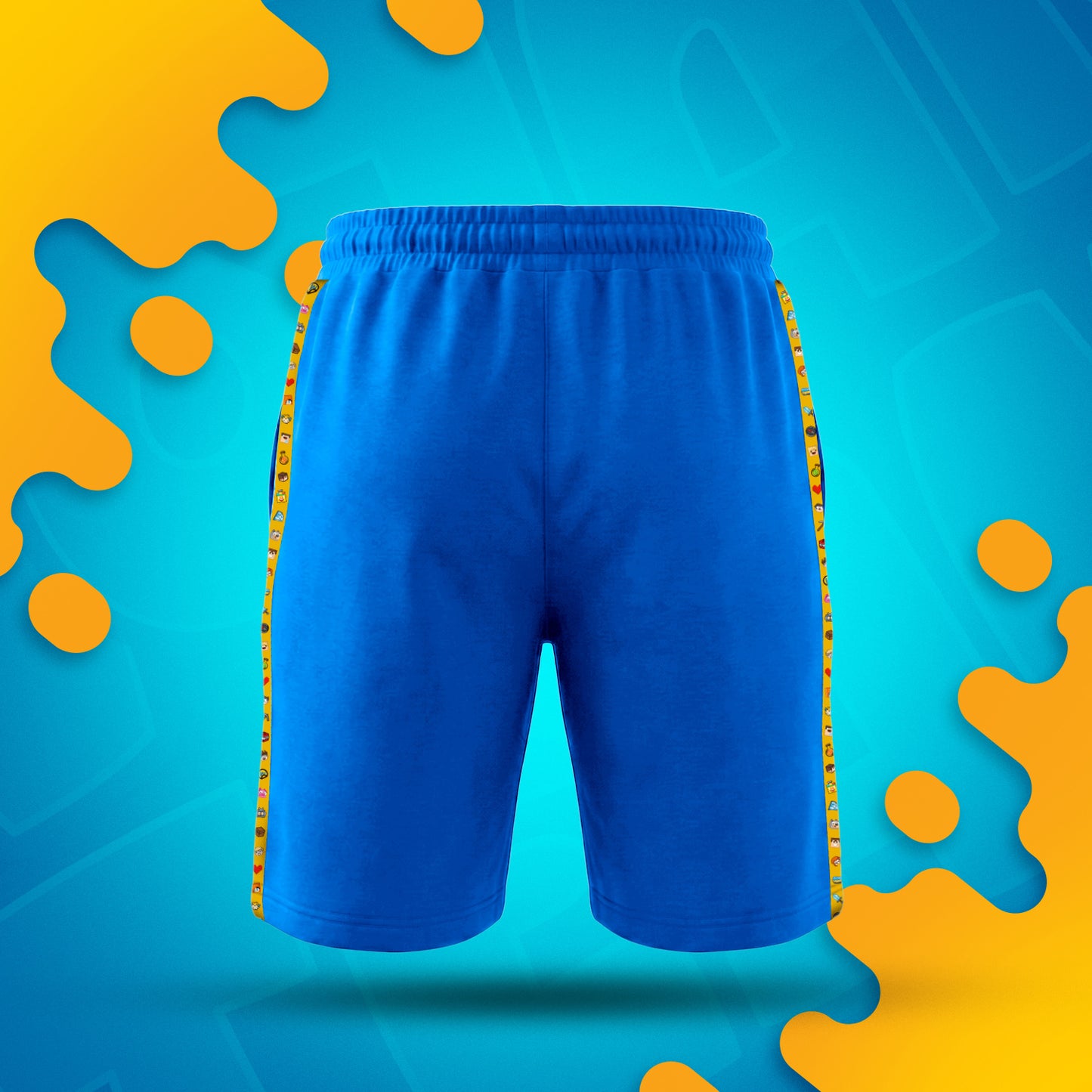 SPODENKI *PREMIUM* Z PASKAMI WOJAN TEAM – NIEBIESKIE