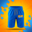 SPODENKI *PREMIUM* Z PASKAMI WOJAN TEAM – NIEBIESKIE