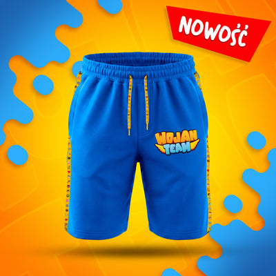 SPODENKI *PREMIUM* Z PASKAMI WOJAN TEAM – NIEBIESKIE