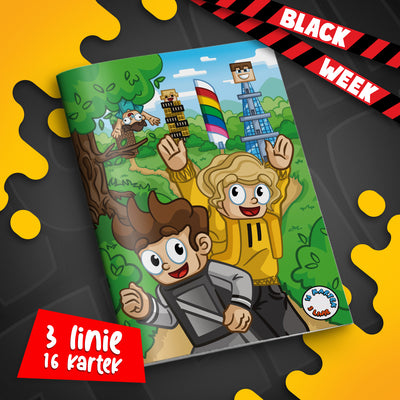 ZESZYT W 3 LINIE A5 - 16 KARTEK - LEŚNE WOJANOWICE - 2025