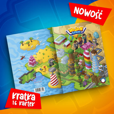 ZESZYT W KRATKĘ A5 – 16 KARTEK – MAPA WOJANOWICE – 2026