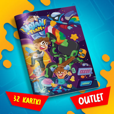 ZESZYT W KRATKĘ A5 - 32 KARTKI - KOSMICZNE WOJANOWICE - 2024