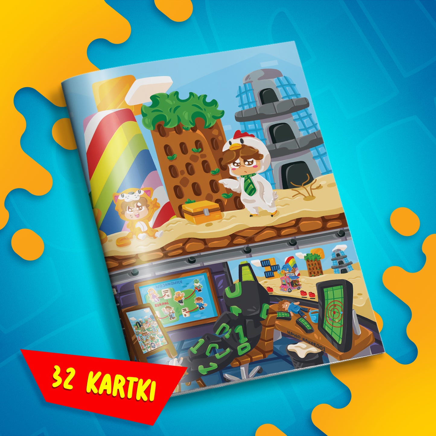 ZESZYT W KRATKĘ A5 - 32 KARTKI - WOJANOWICE W OPAŁACH - 2024