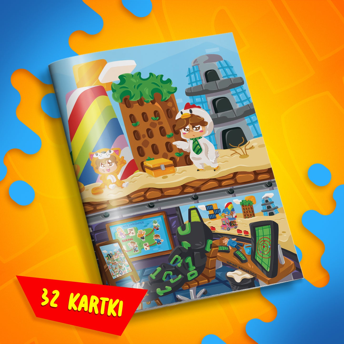 ZESZYT W KRATKĘ A5 - 32 KARTKI - WOJANOWICE W OPAŁACH - 2024