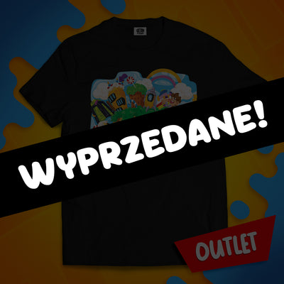 KOSZULKA PLANETA WOJANOWIC - CZARNA