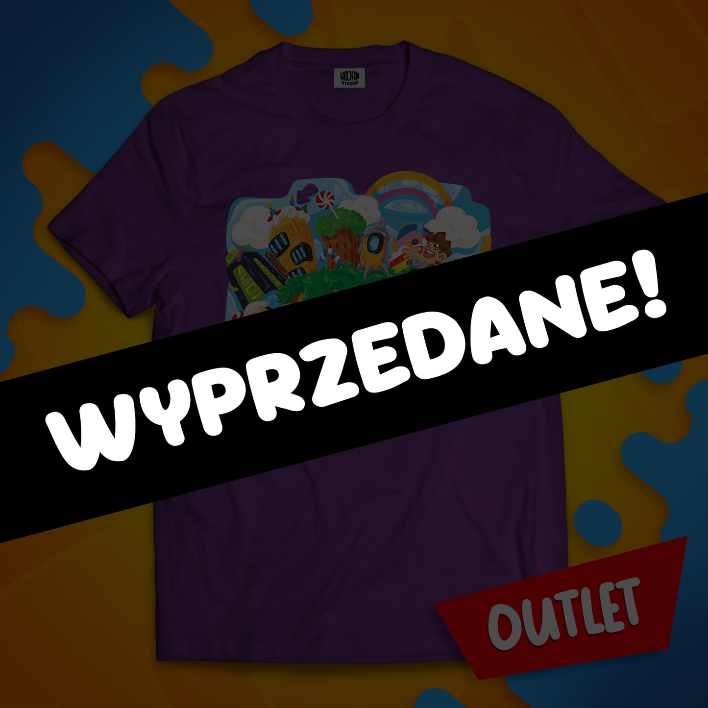 KOSZULKA PLANETA WOJANOWIC - FIOLETOWA